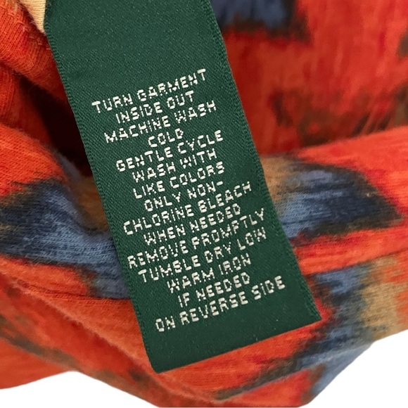 💚 3/$15 Bundle Sale Lauren Ralph Lauren Women's Short Sleeve Top, Petite Medium - Picture 8 of 13